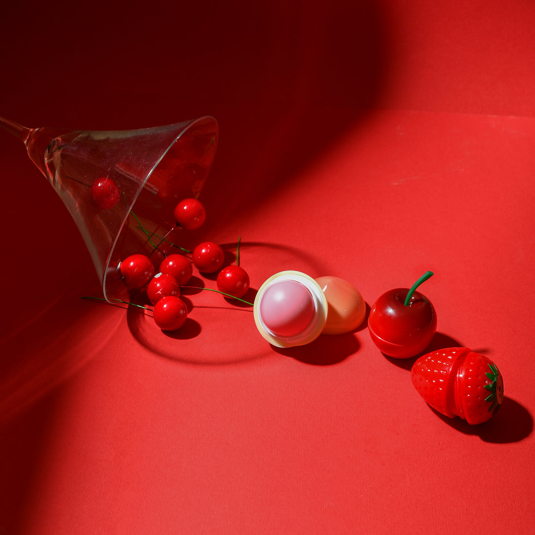 MUMUSO Fruit Series Lip Balm – Strawberry, Cherry &amp; White Peach