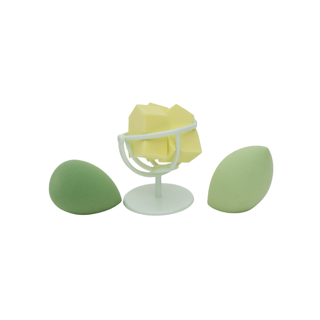 Make Up Sponges with Holder - Multicolour Mumuso