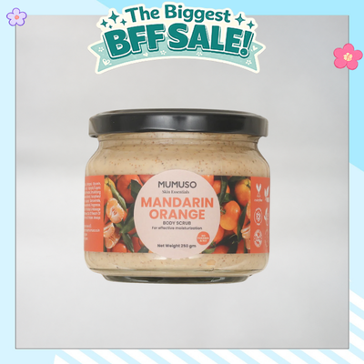 Mumuso Skin Essentials Mandarin Orange Body Scrub