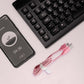 Micro Silicone USB Cable with LED Light - Pink Mumuso