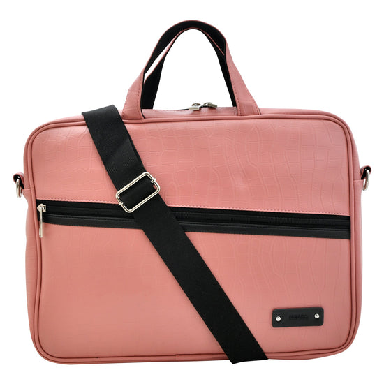 Mini Laptop Bag - Orangish Pink Mumuso
