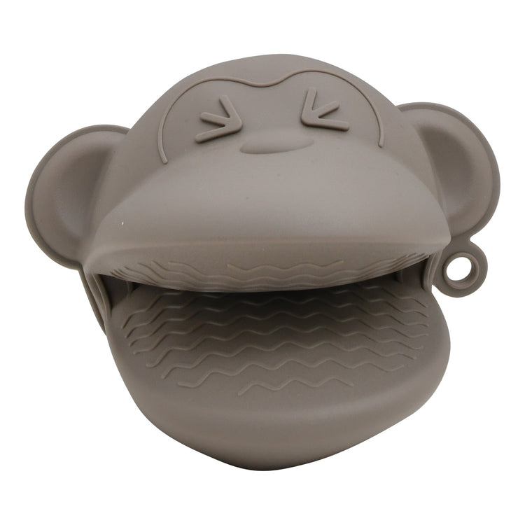 Monkey shaped Silicone Oven Mitt - Grey Mumuso