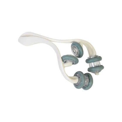 Multiroller Body Massager / White  - 6 Rollers Mumuso