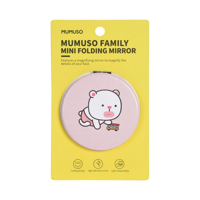 Mumu Mini Folding Mirror (Round) Mumuso