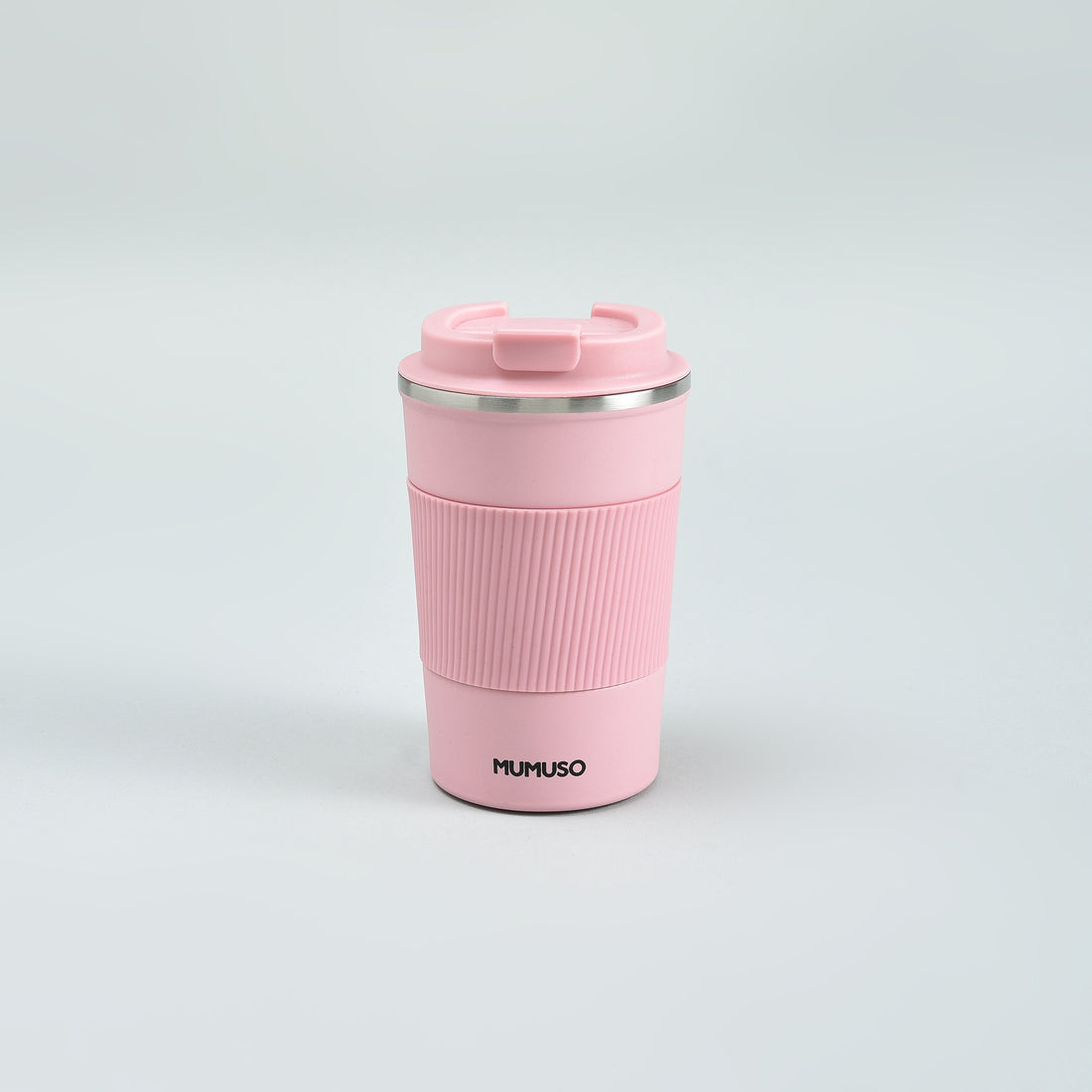 Portable Insulated Coffee Cup- Pink/380ml