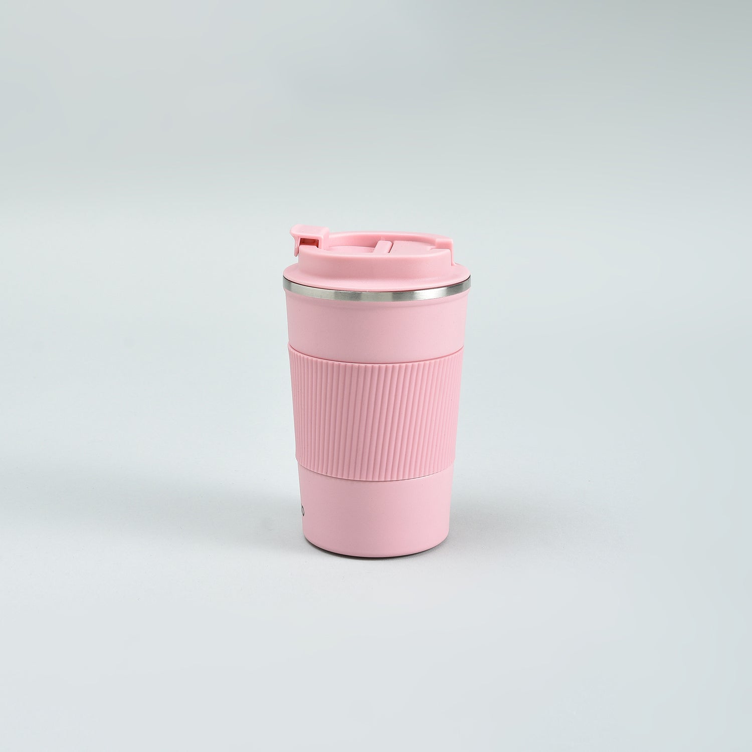 Portable Insulated Coffee Cup- Pink/380ml