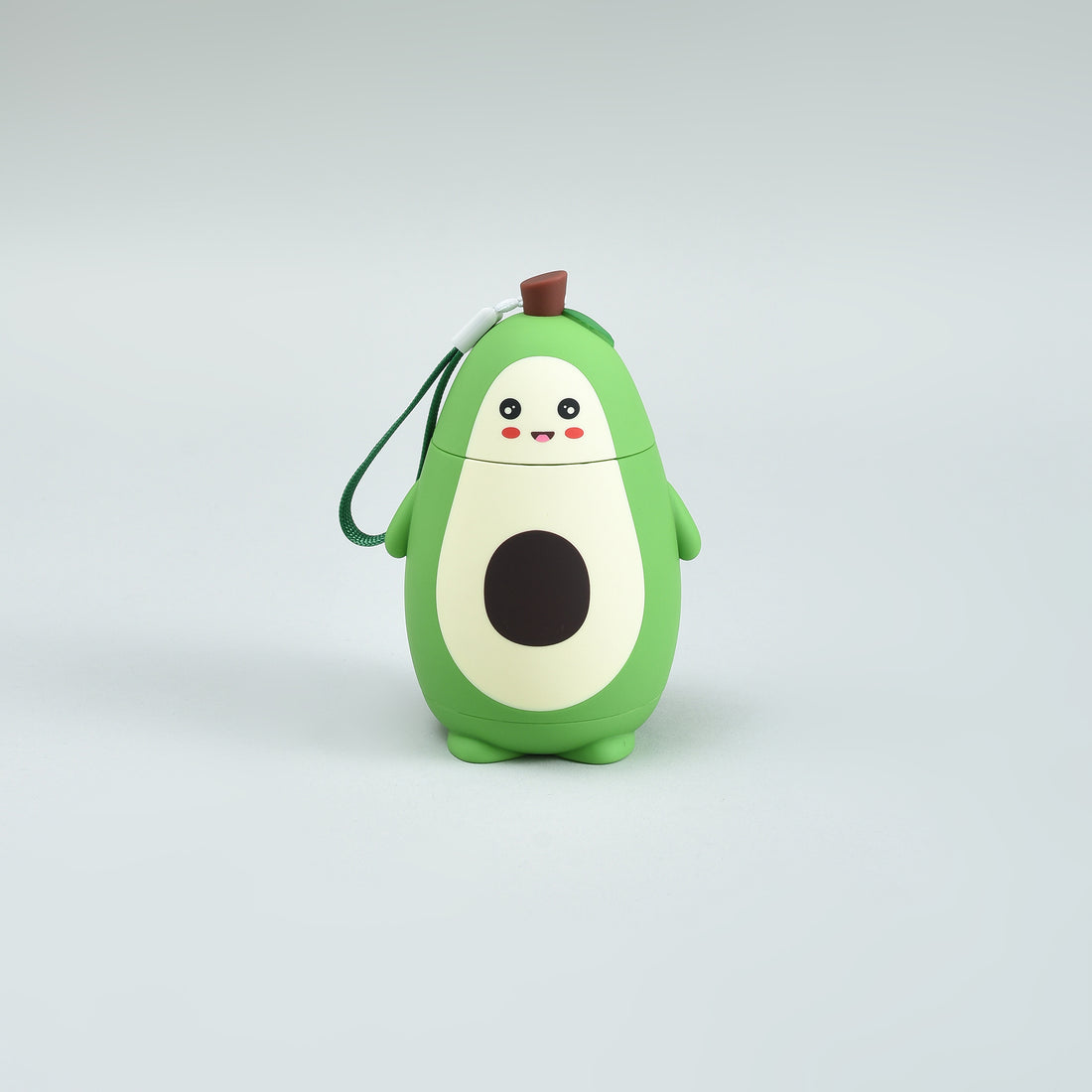 Adorable Avocado-Shaped Green Glass Water Bottle-280mL