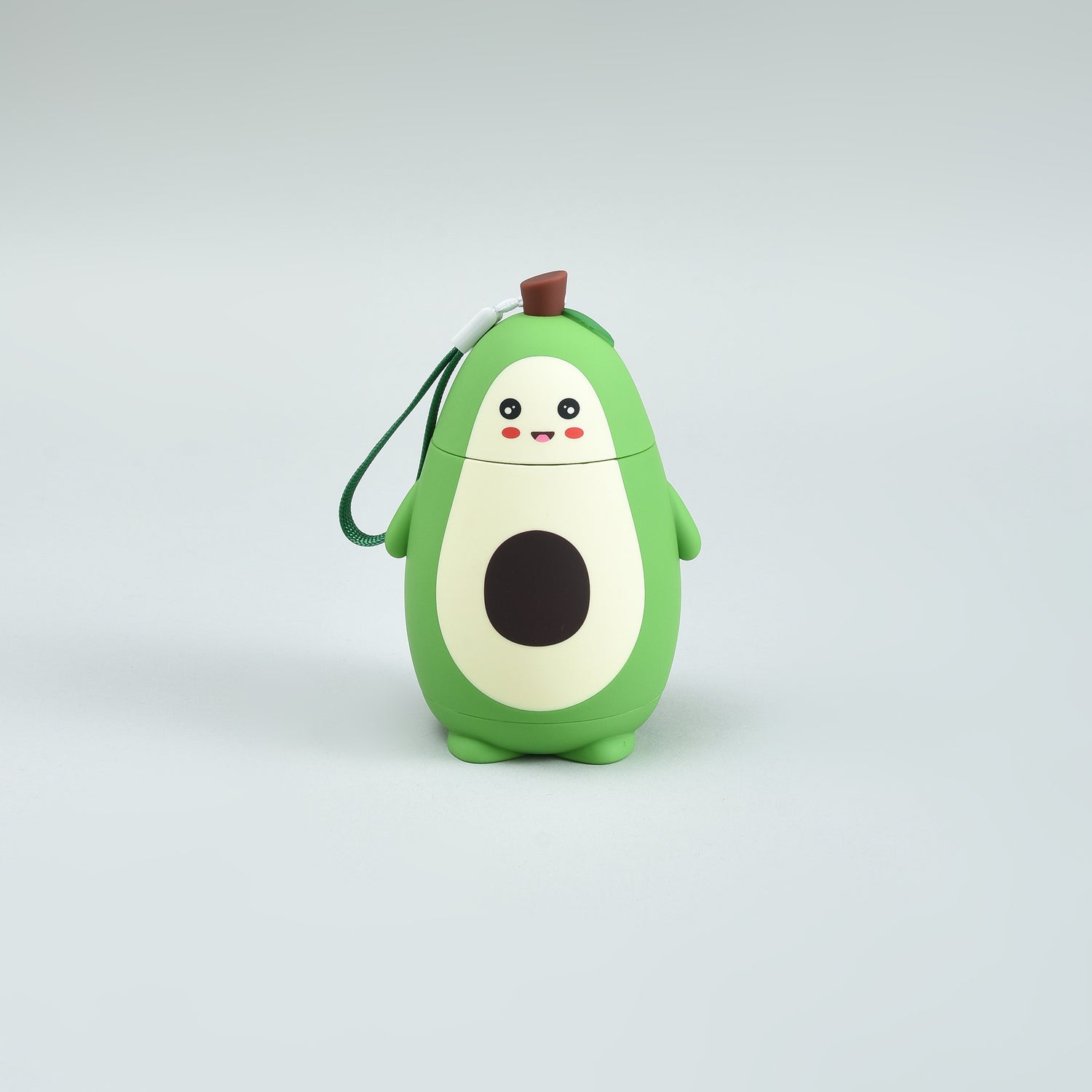 Adorable Avocado-Shaped Green Glass Water Bottle-280mL