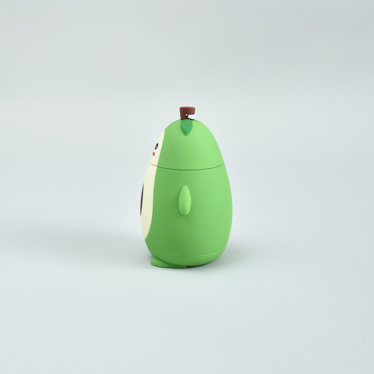Adorable Avocado-Shaped Green Glass Water Bottle-280mL