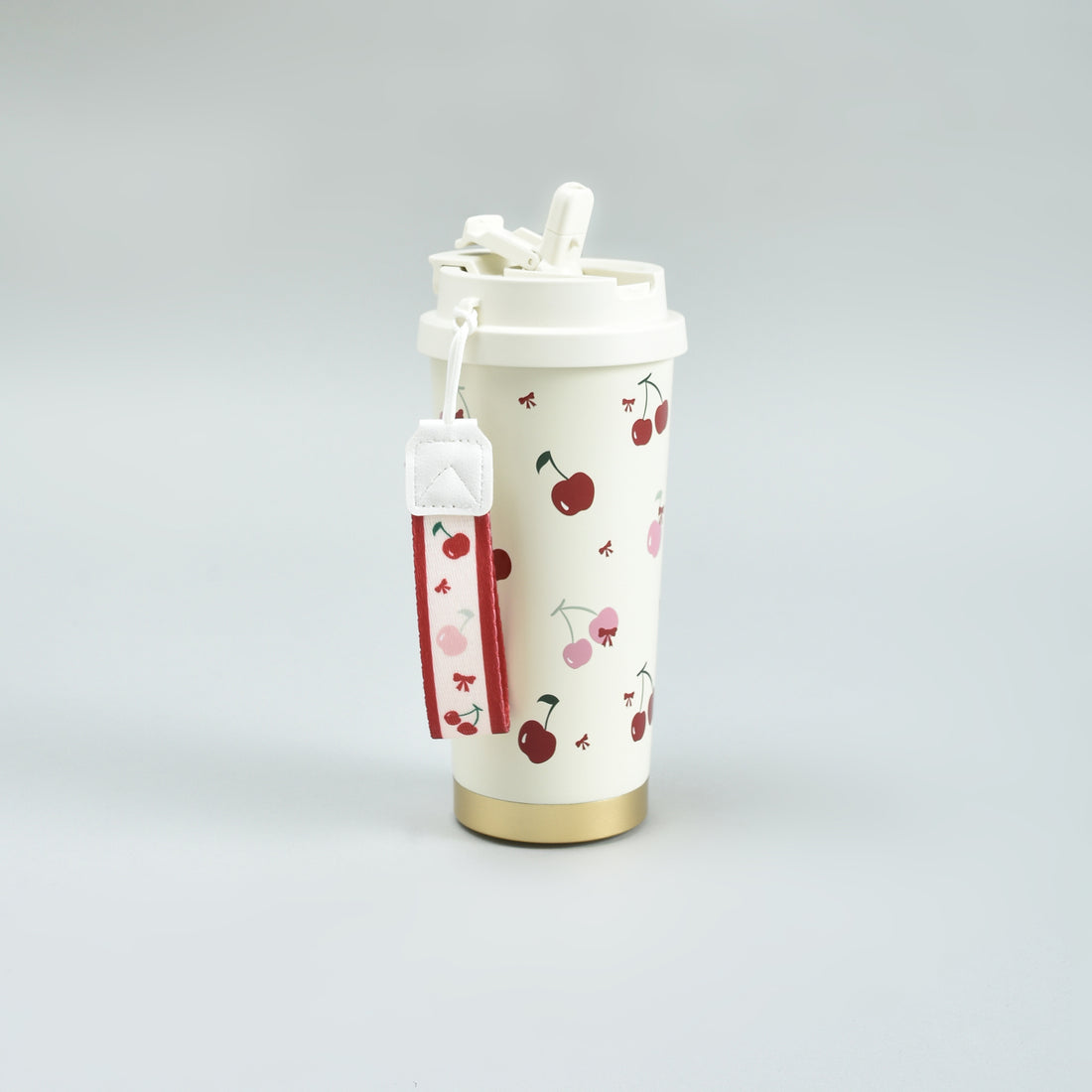 Cherry Insulated Coffee Tumbler - Red/550 ml