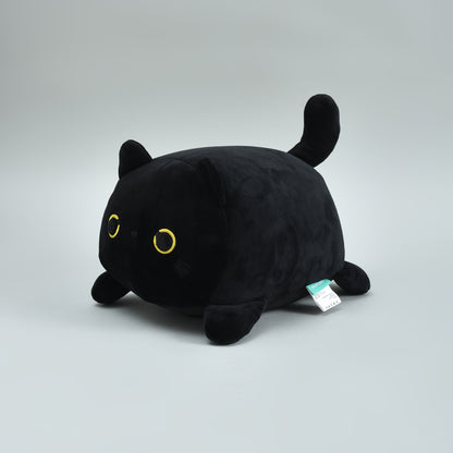 Cool Cat 2-in-1 Neck Pillow That Turns Into a Plush Cat- Black