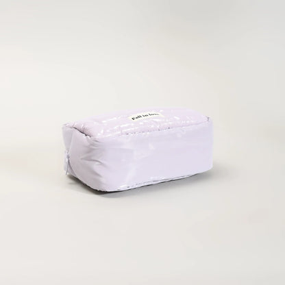Mumuso Puffy Cloud Rectangle Makeup Bag – Purple