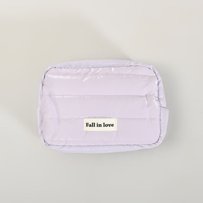 Mumuso Puffy Cloud Rectangle Makeup Bag – Purple