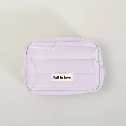 Mumuso Puffy Cloud Rectangle Makeup Bag – Purple