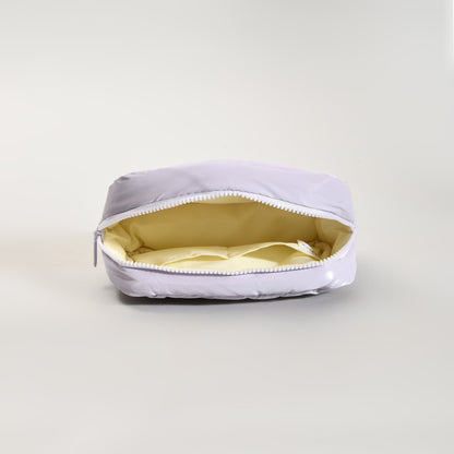 Mumuso Puffy Cloud Rectangle Makeup Bag – Purple