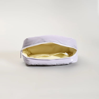 Mumuso Puffy Cloud Rectangle Makeup Bag – Purple