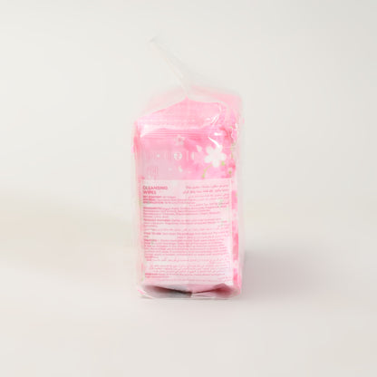 Mumuso Scented Cherry Blossom Cleansing Wipes – 40 Counts