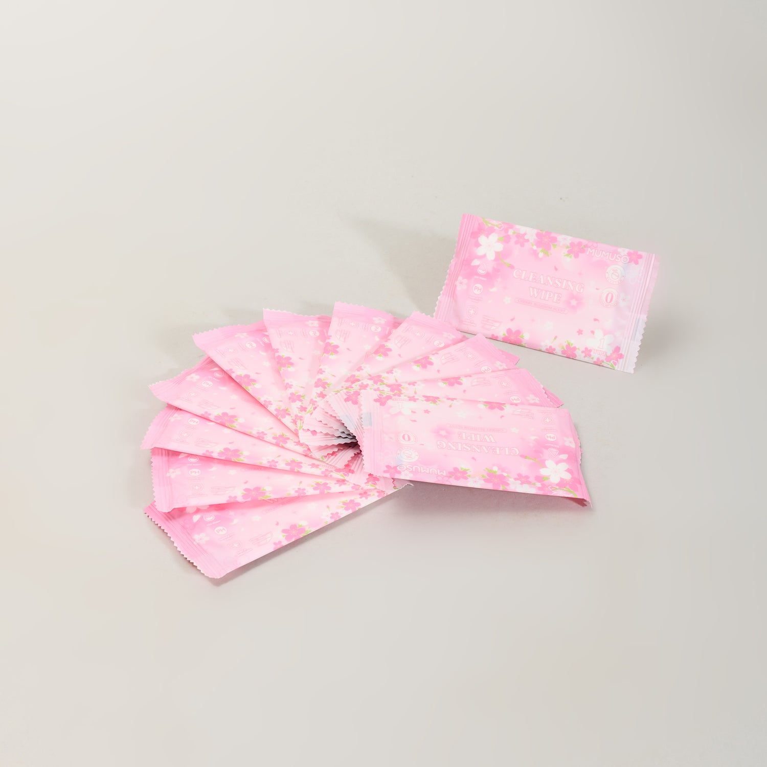 Mumuso Scented Cherry Blossom Cleansing Wipes – 40 Counts