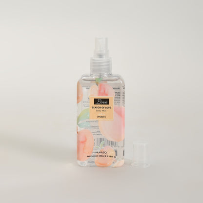 MUMUSO Season of Love Peach Body Mist – Refreshing Fruity Peach Fragrance Mist (100ml)