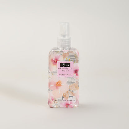 Romantic Seasons Series Body Mist 100ml-  Floral- Sweet Cherry Blossom Fragrance
