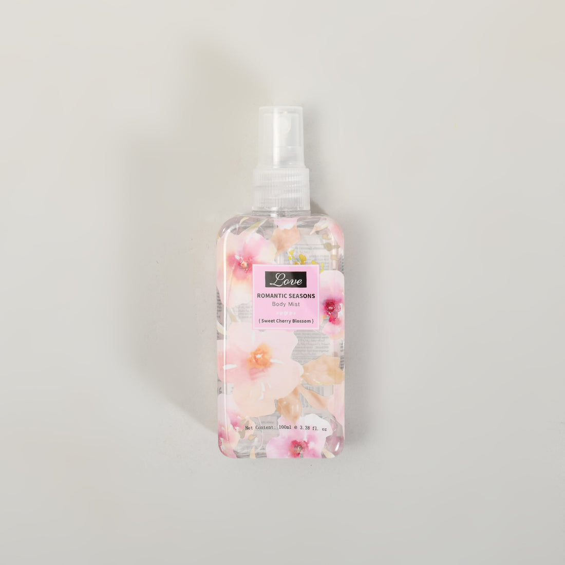 Romantic Seasons Series Body Mist 100ml-  Floral- Sweet Cherry Blossom Fragrance