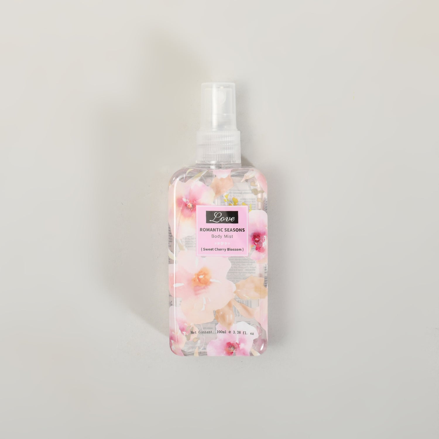 Romantic Seasons Series Body Mist 100ml-  Floral- Sweet Cherry Blossom Fragrance