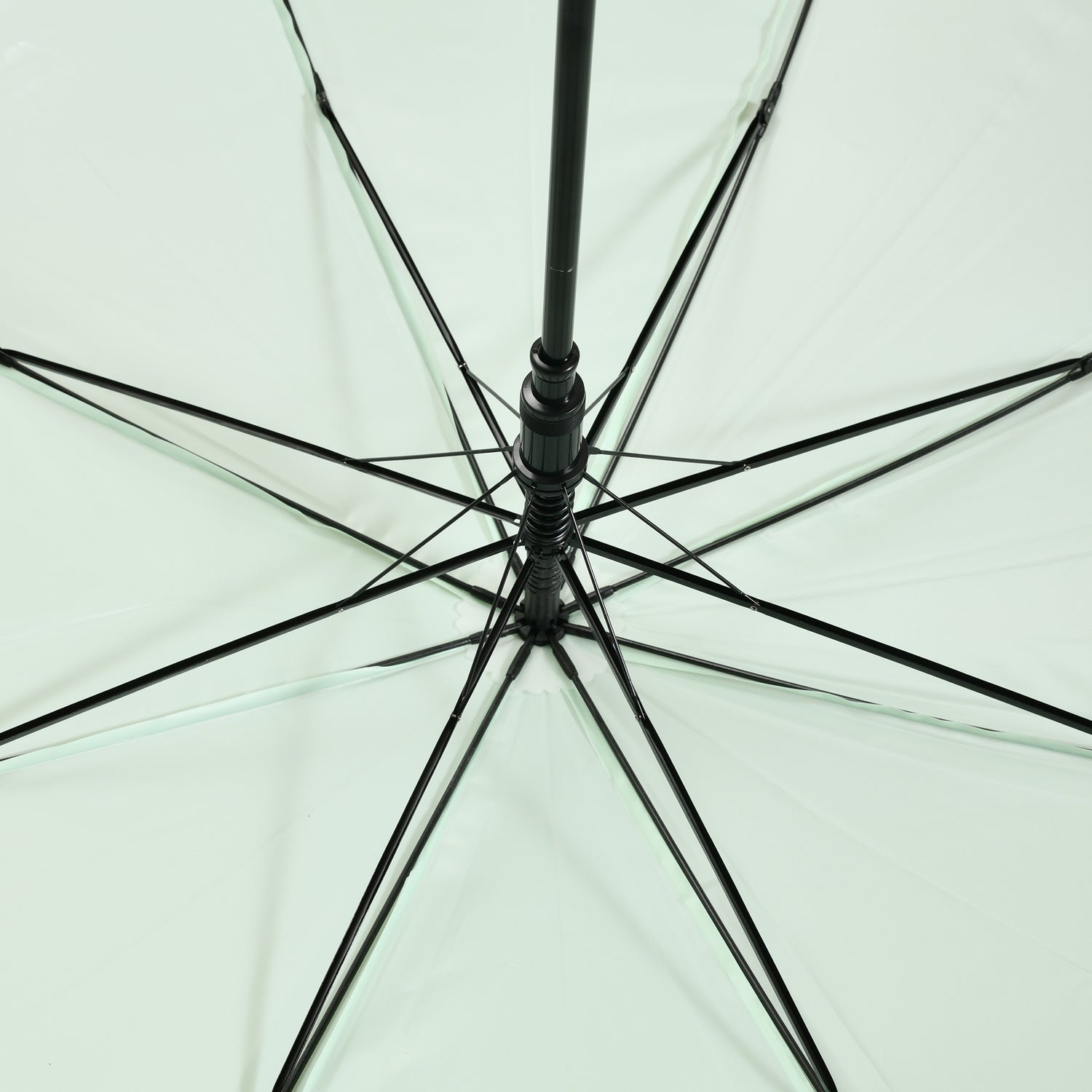 Apple &amp; Puppy Umbrella with J Handle - Mint Green