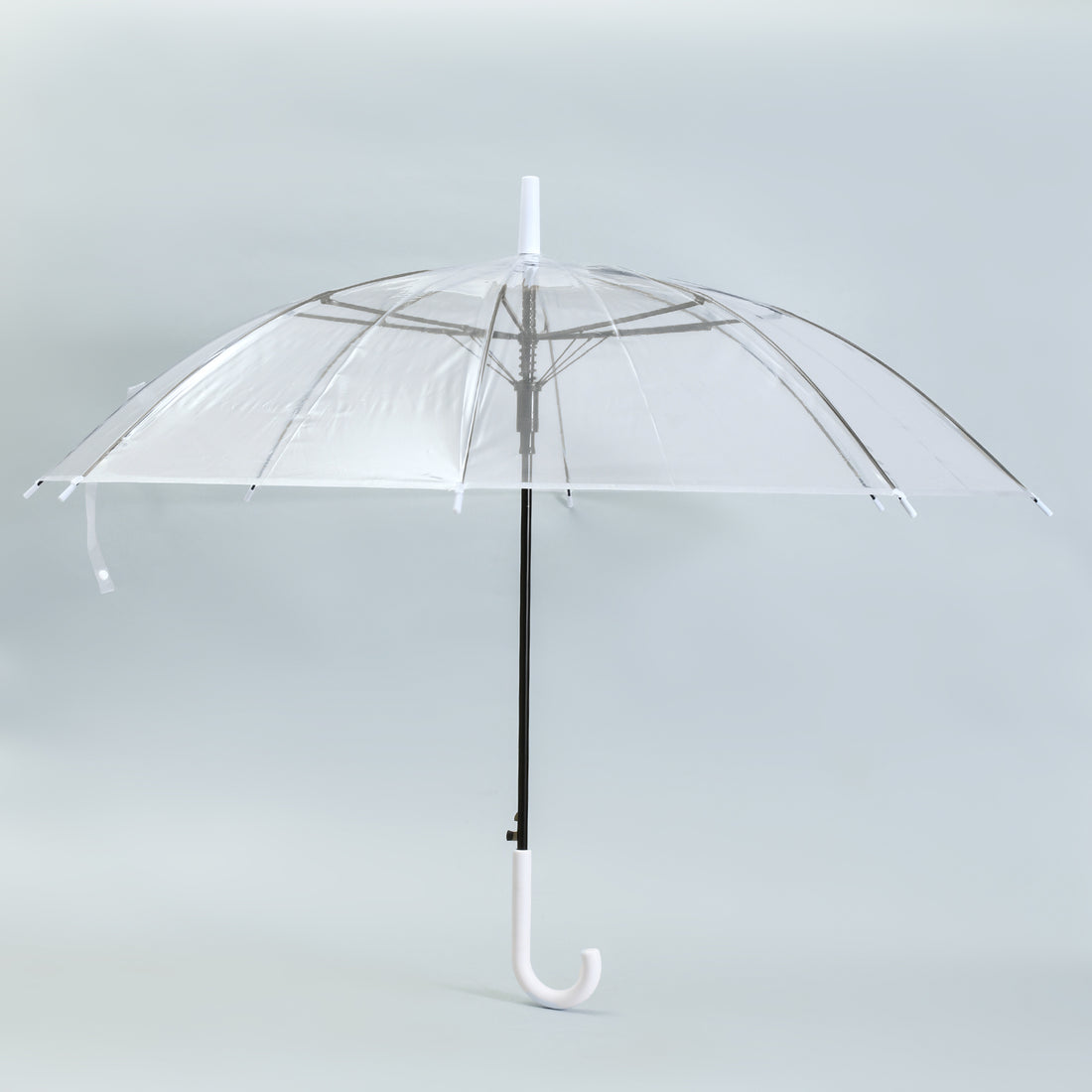 Mumuso J Handle Umbrella Transparent/ Clear