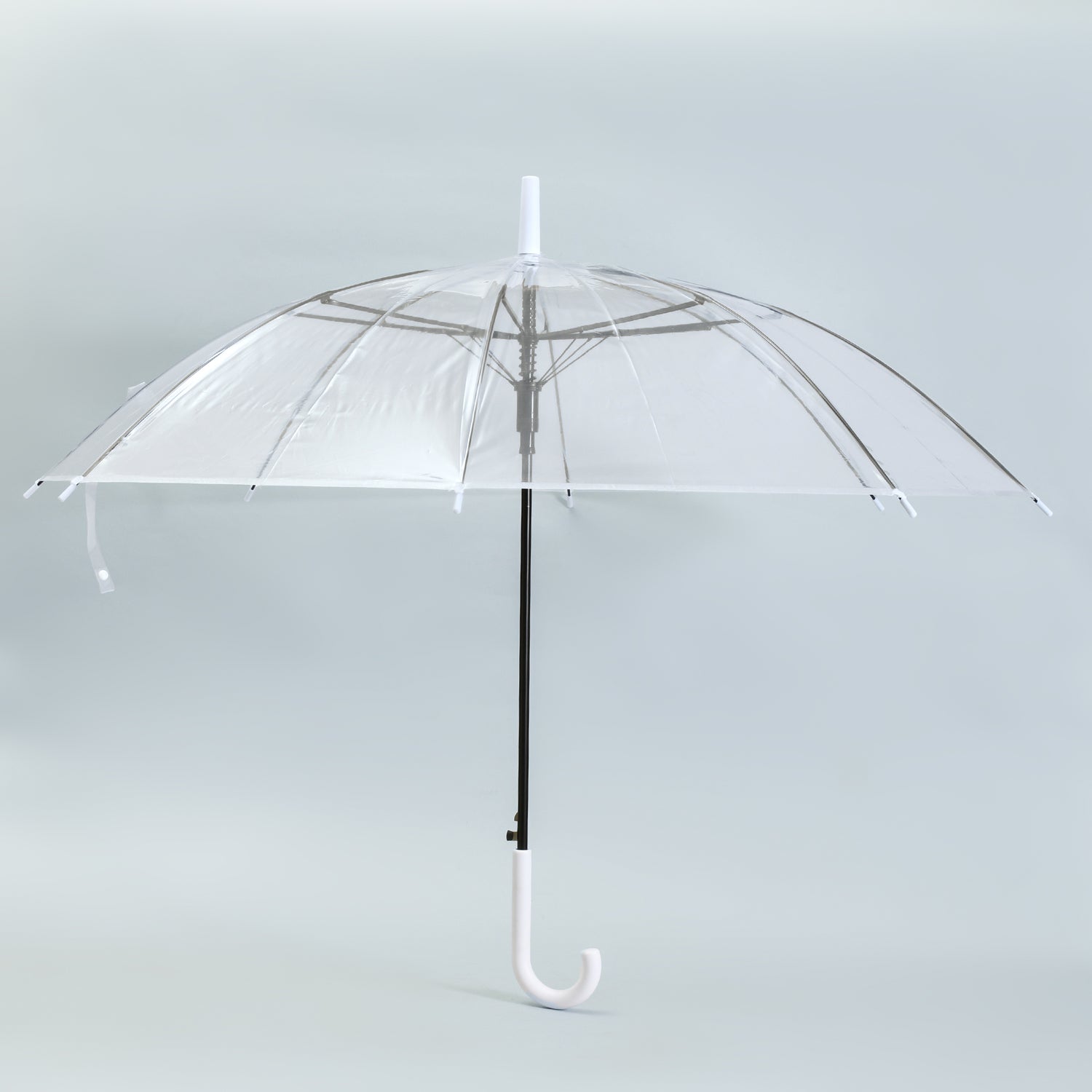 Mumuso J Handle Umbrella Transparent/ Clear