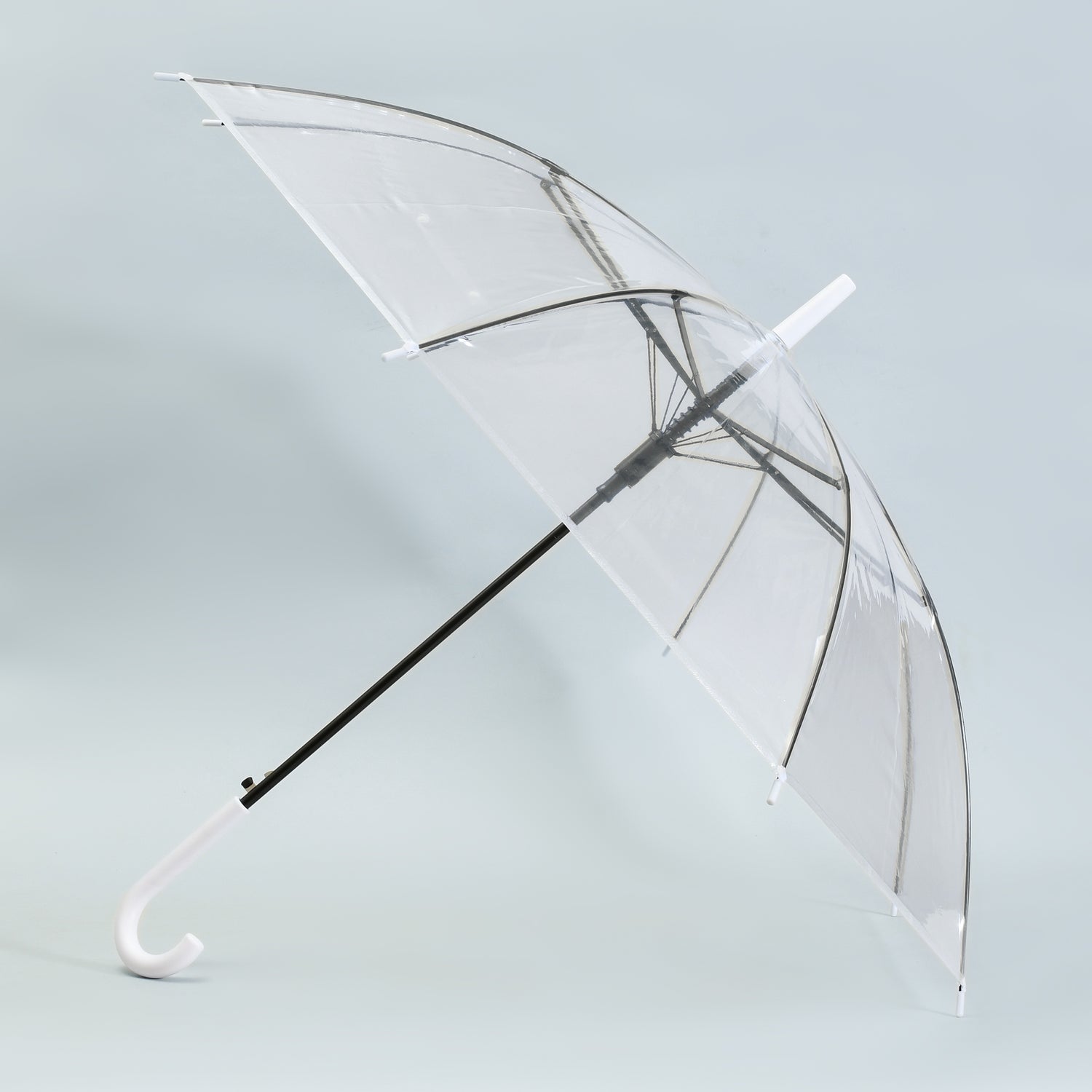 Mumuso J Handle Umbrella Transparent/ Clear