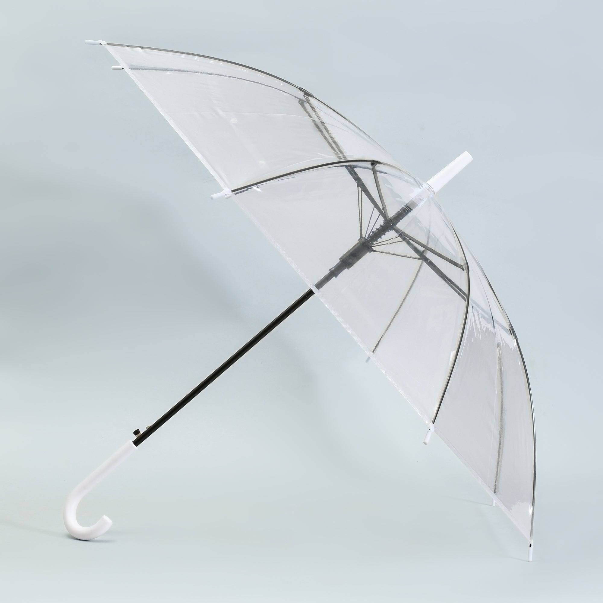 Mumuso J Handle Umbrella Transparent/ Clear