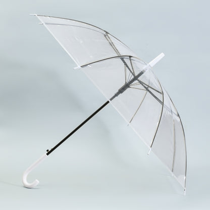 Mumuso J Handle Umbrella Transparent/ Clear