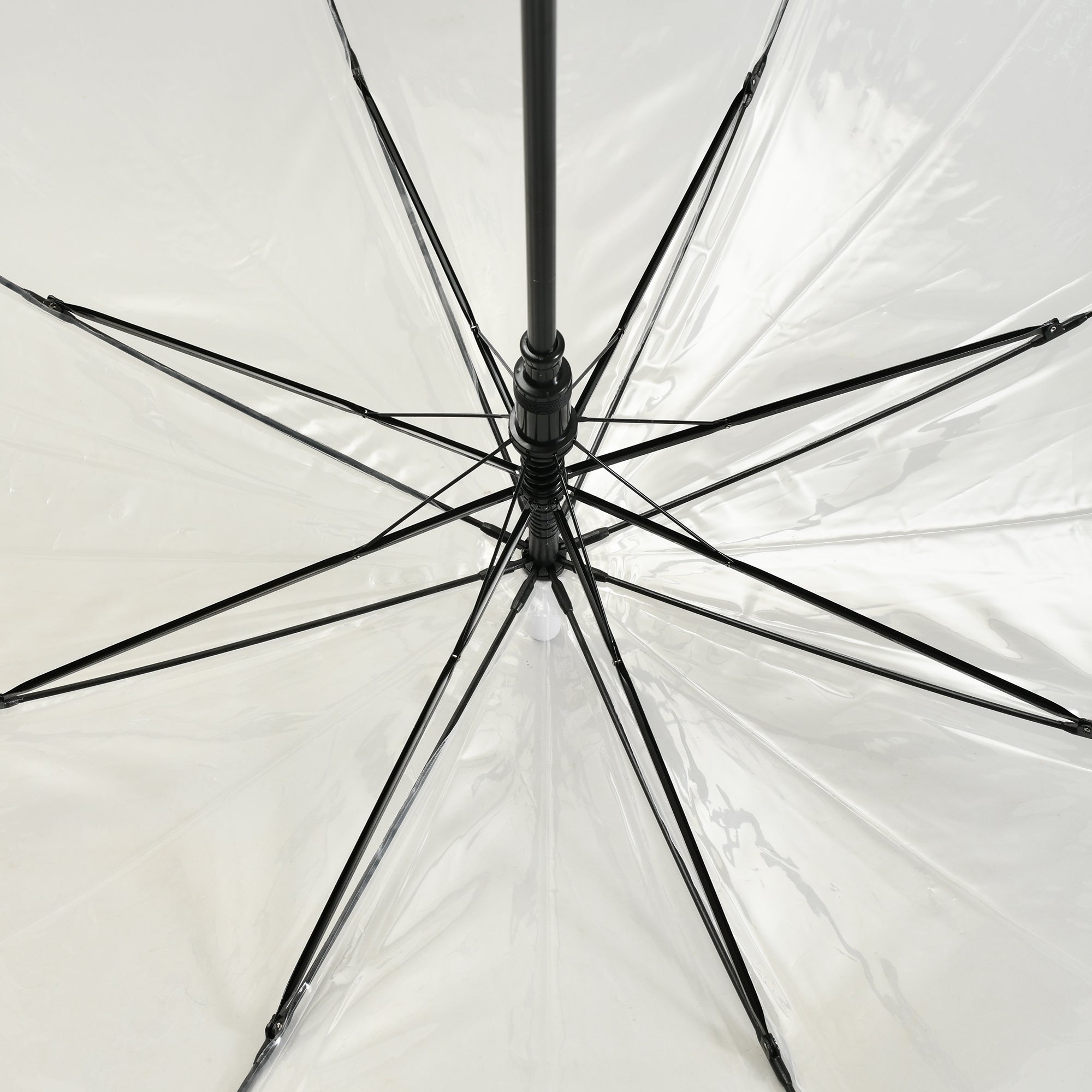 Mumuso J Handle Umbrella Transparent/ Clear