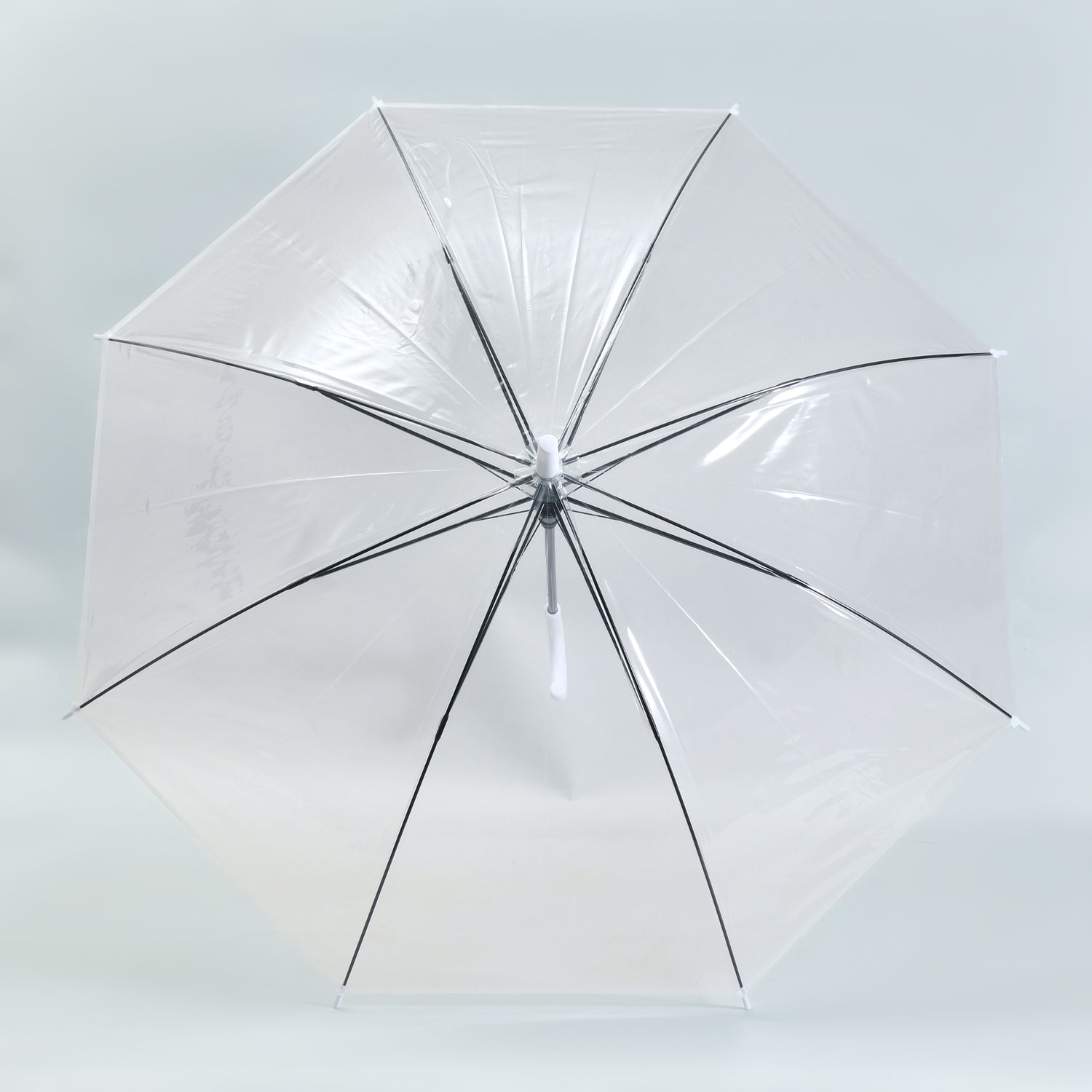 Mumuso J Handle Umbrella Transparent/ Clear