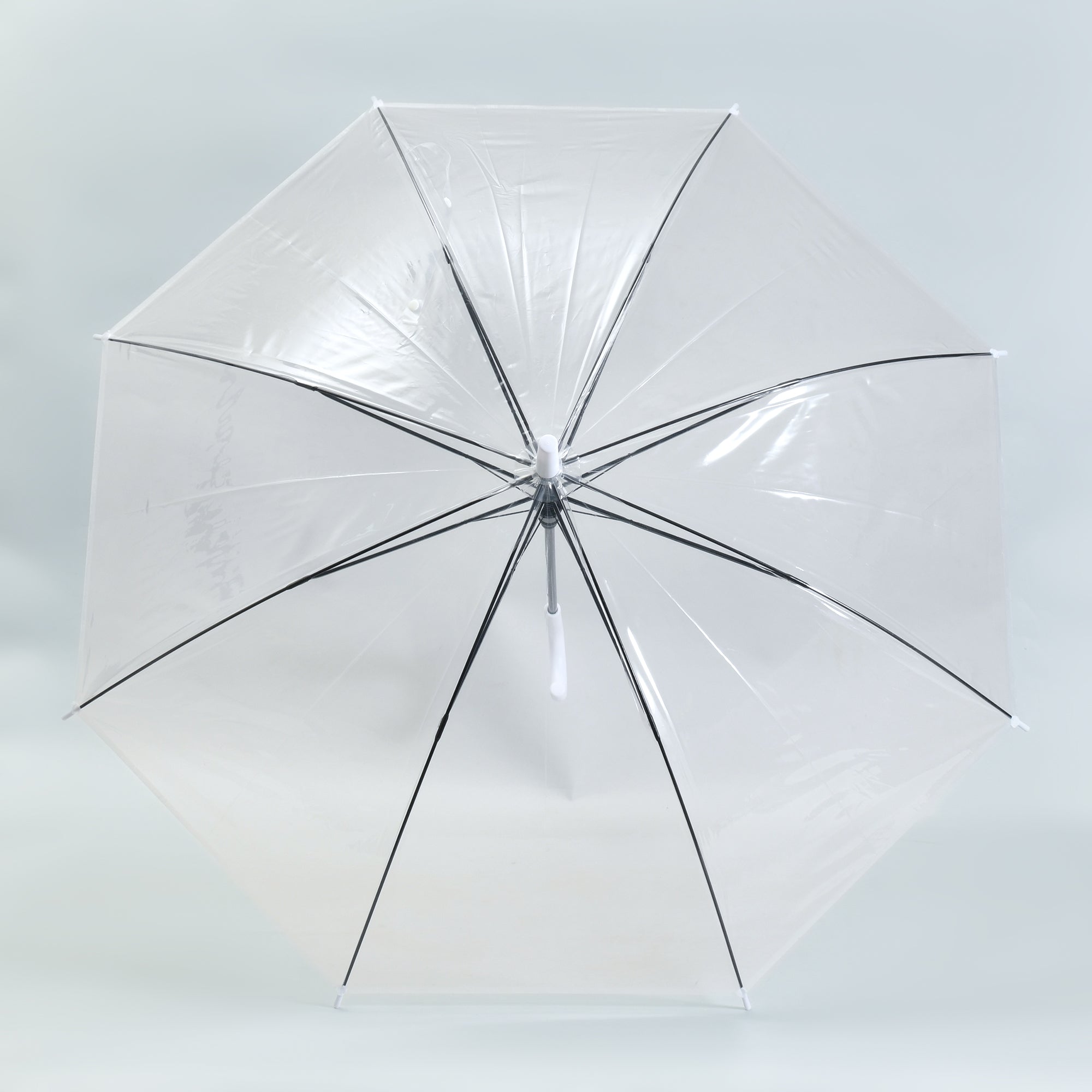 Mumuso J Handle Umbrella Transparent/ Clear