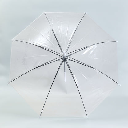 Mumuso J Handle Umbrella Transparent/ Clear