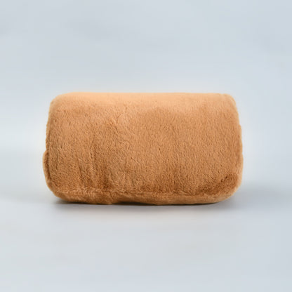 Mumuso Gourmet Food Family Edition- Dirty Bun Hand Warmer Pillow - Brown