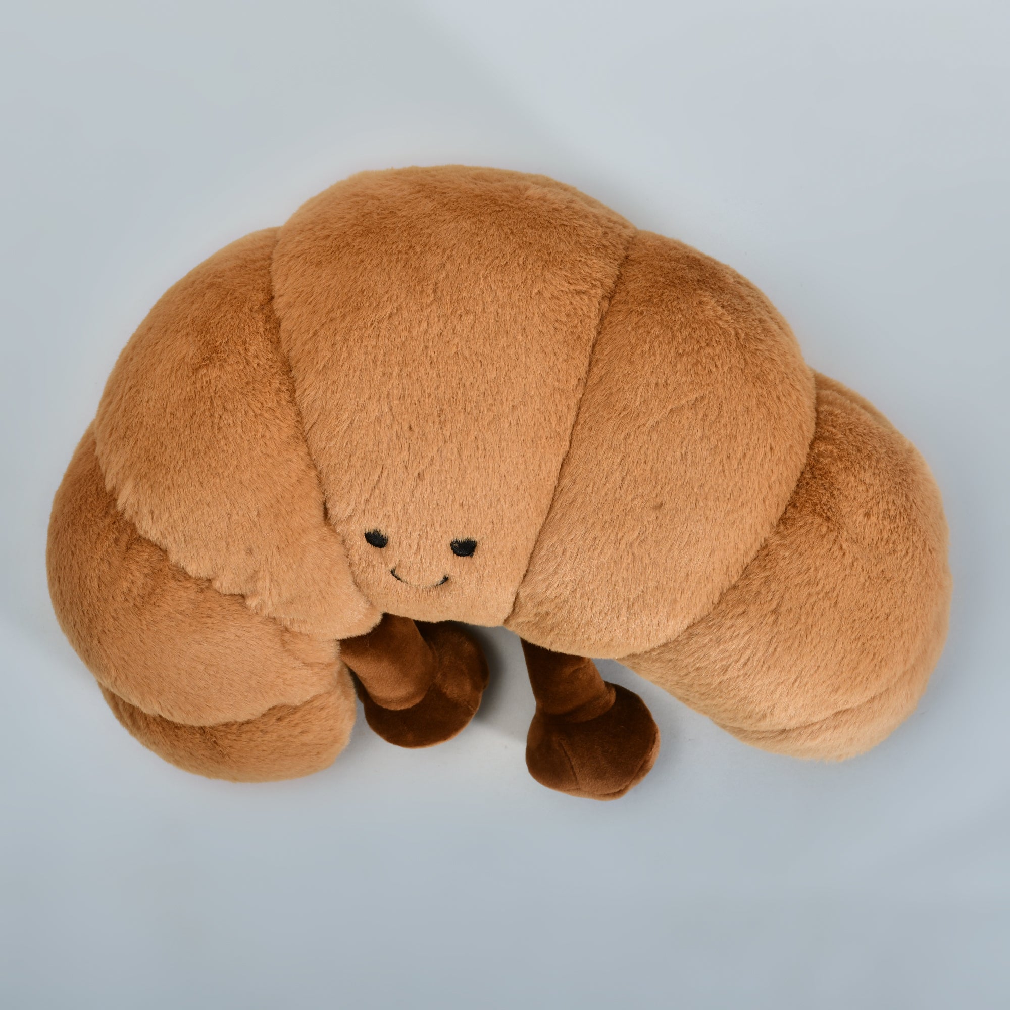 Mumuso Gourmet Food Family Hand Warmer Pillow Croissant - Brown