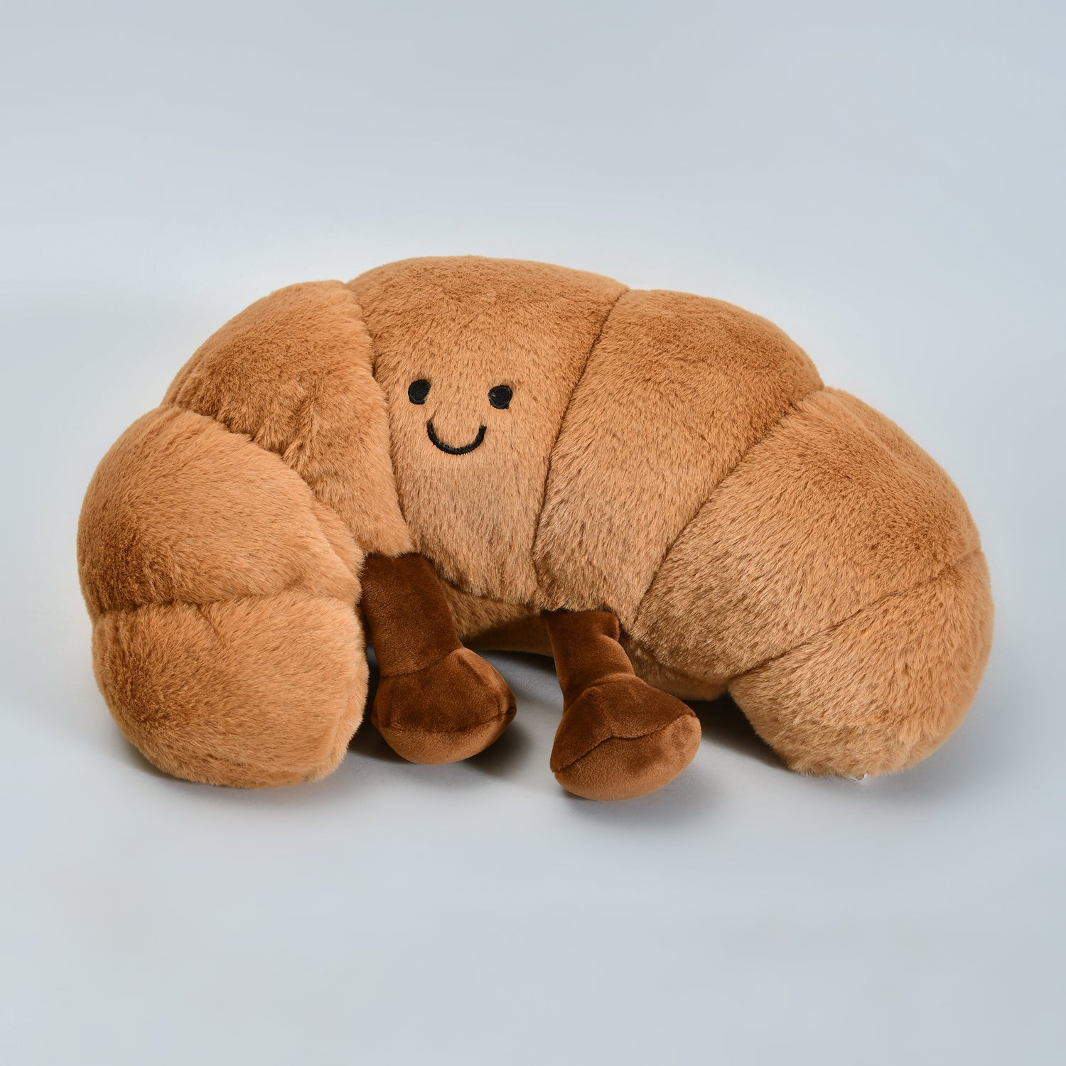 Mumuso Gourmet Food Family Hand Warmer Pillow Croissant - Brown