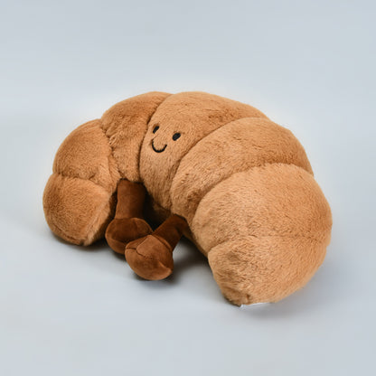 Mumuso Gourmet Food Family Hand Warmer Pillow Croissant - Brown