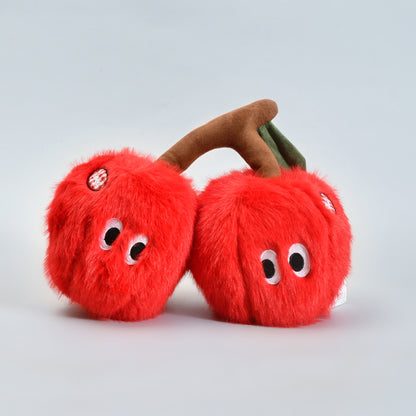 Ultra Cute 20 cm Stuffed Fruit — Double Cherries
