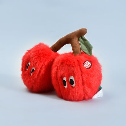 Ultra Cute 20 cm Stuffed Fruit — Double Cherries