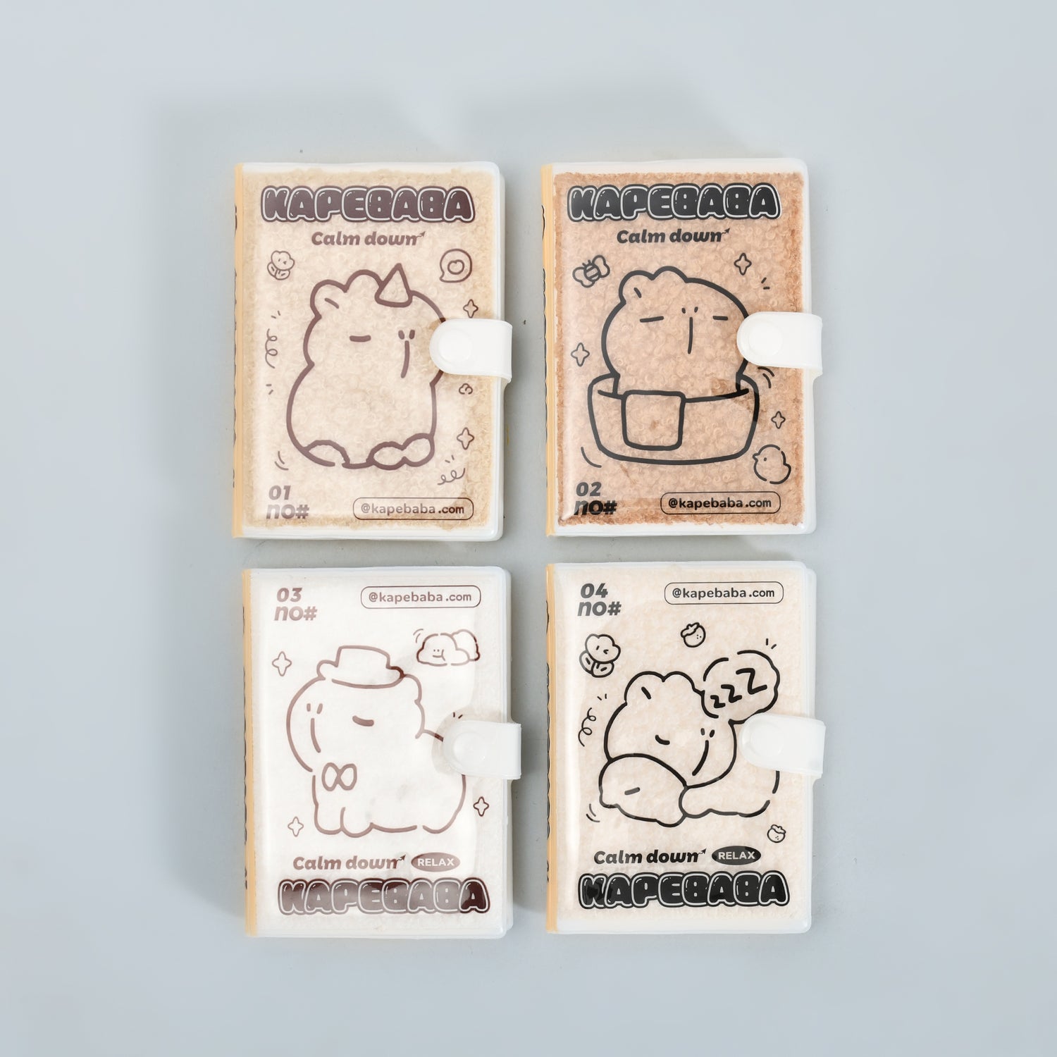 Assorted Capybara Small Notebook- Assorted Colours
