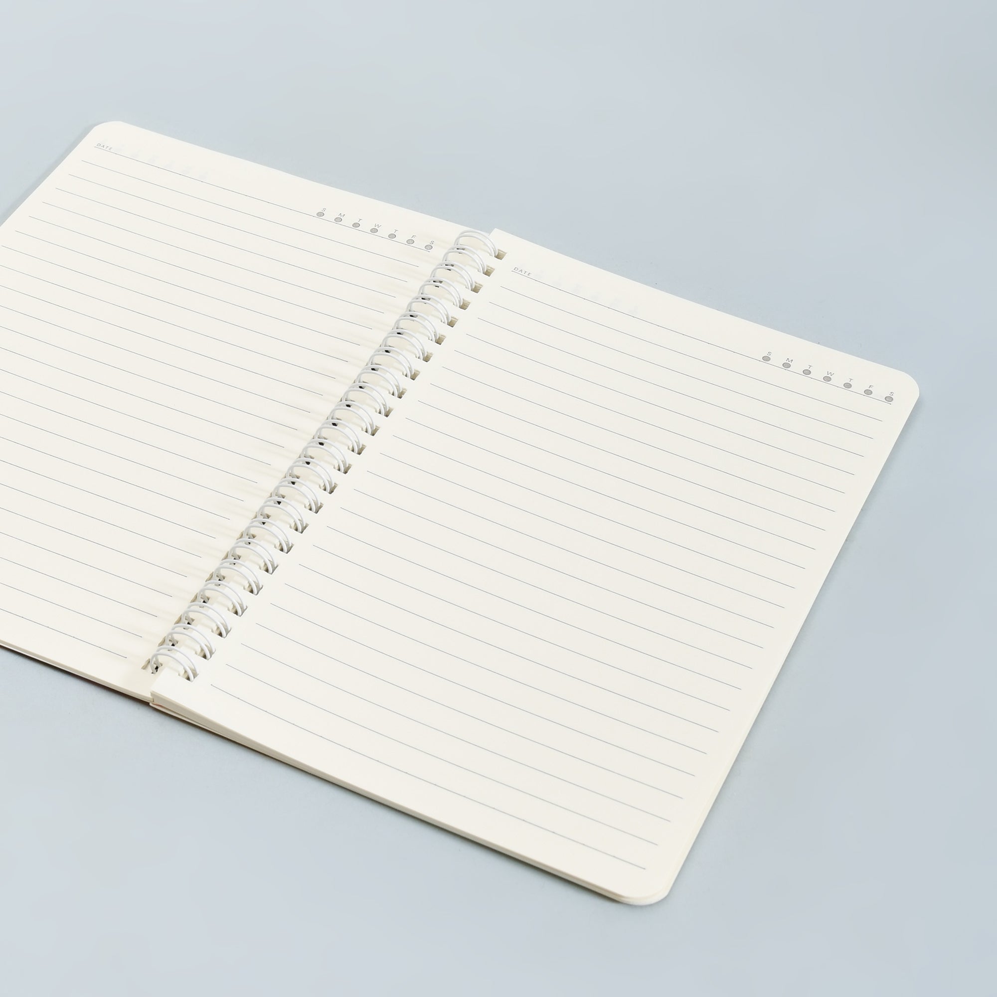 A5 Spiral Bound Dreamy Pink Capybara Spiral Notebook- Ruled Pages