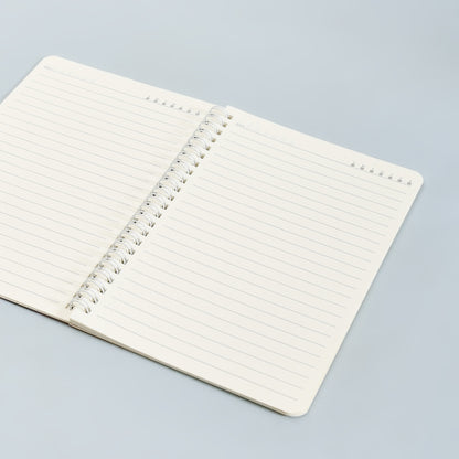 A5 Spiral Bound Dreamy Pink Capybara Spiral Notebook- Ruled Pages