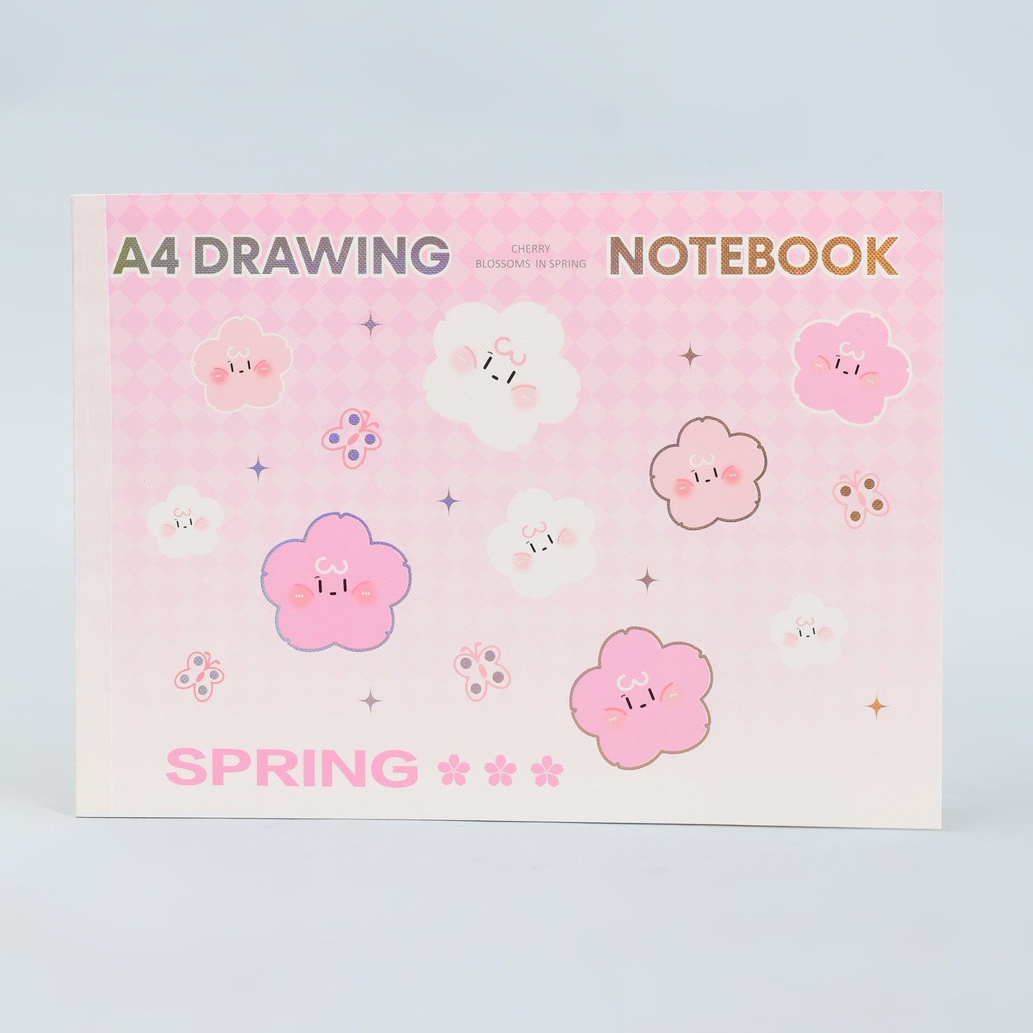 A4 Drawing Notebook —Pink  Cherry Blossom Edition/A4