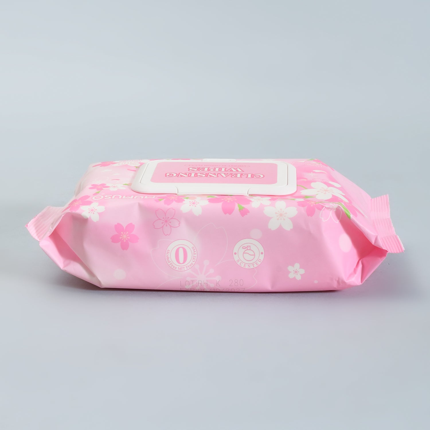 MUMUSO Cherry Blossom Fragrance Cleansing Wipes – 80 Sheets