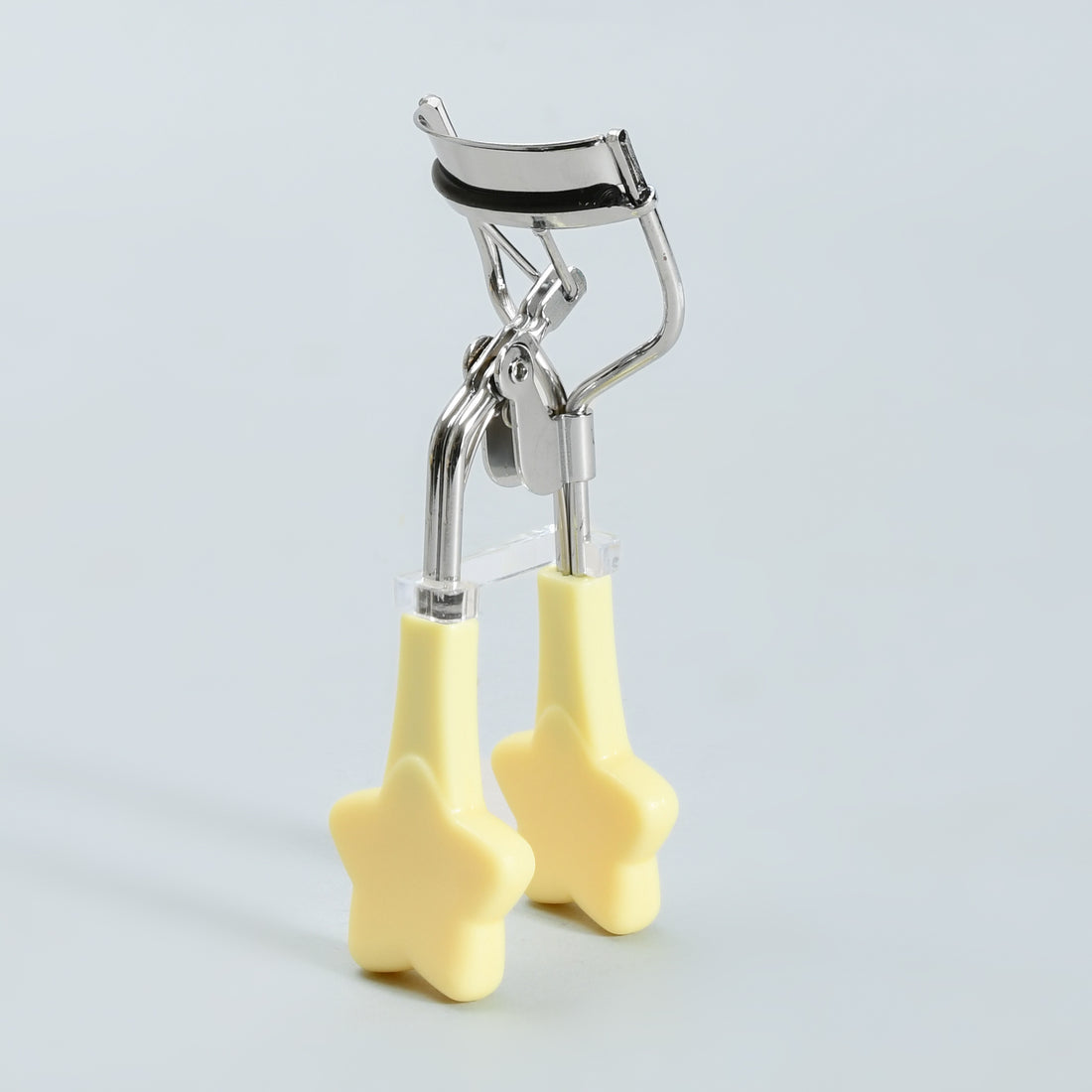Mumuso Yellow Eyelash Curler with Star-Shaped Handle- Cute Panda
