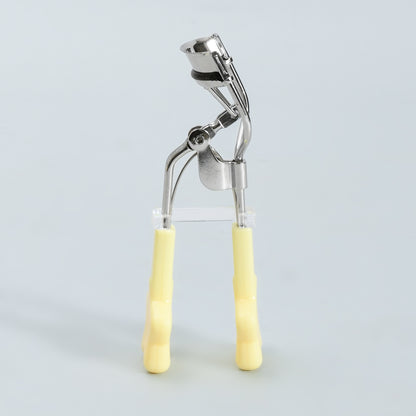 Mumuso Yellow Eyelash Curler with Star-Shaped Handle- Cute Panda