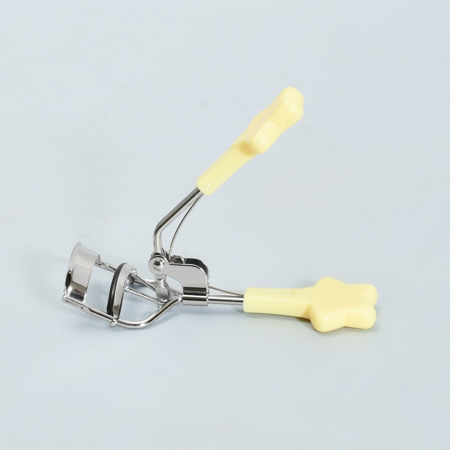 Mumuso Yellow Eyelash Curler with Star-Shaped Handle- Cute Panda